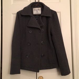 Juniors gray Pea coat